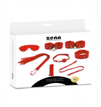 ZENN 10-Piece Complete Beginners Set, red
